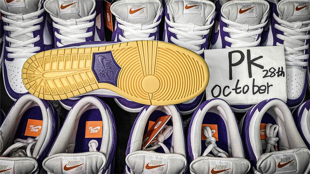 PK GOD Nike Dunk Low Pro ISO Orange Label Court Purple RETAIL MATERIALS READY TO SHIP